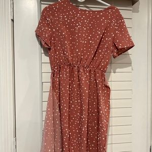 Polk a dot short dress